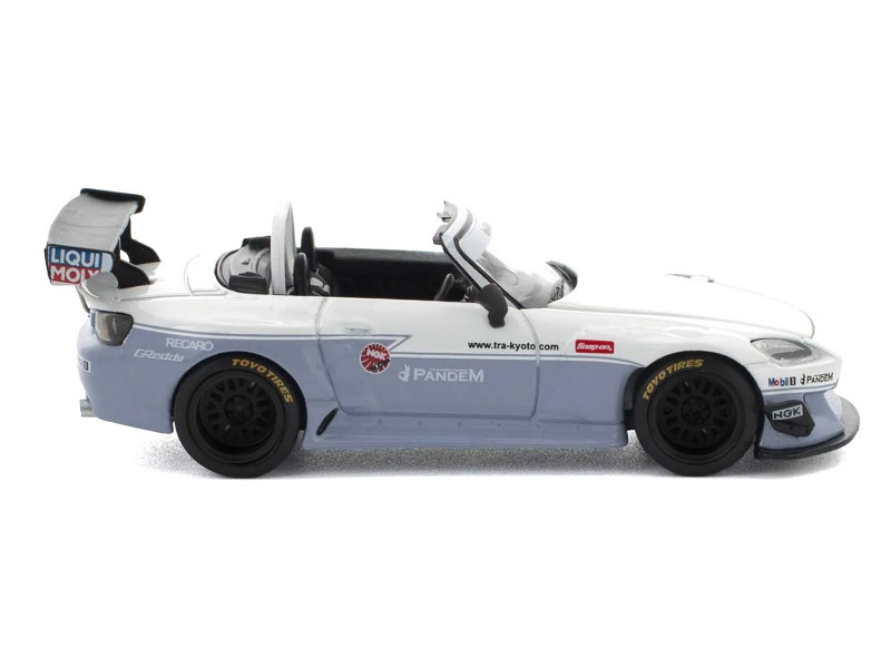 1/64 Poprace Honda S2000 Pandem (White) Diecast Car Model