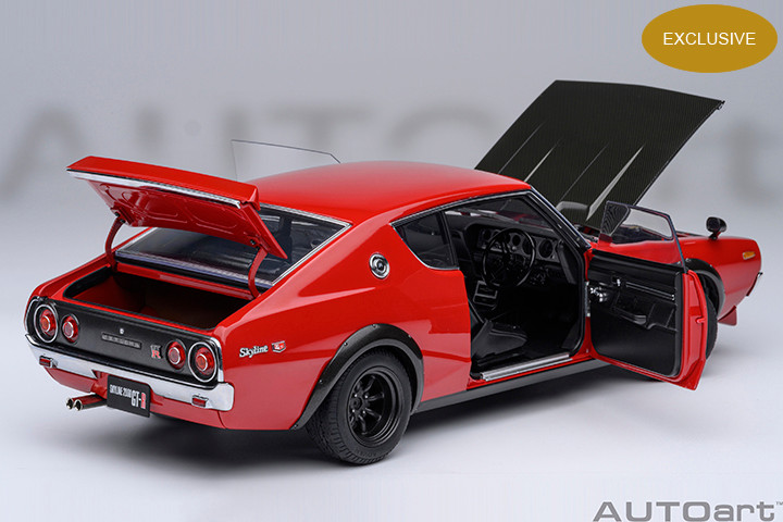 1/18 AUTOart 1973 Nissan Skyline 2000 GT-R SPEZ (KPGC110) Tuned