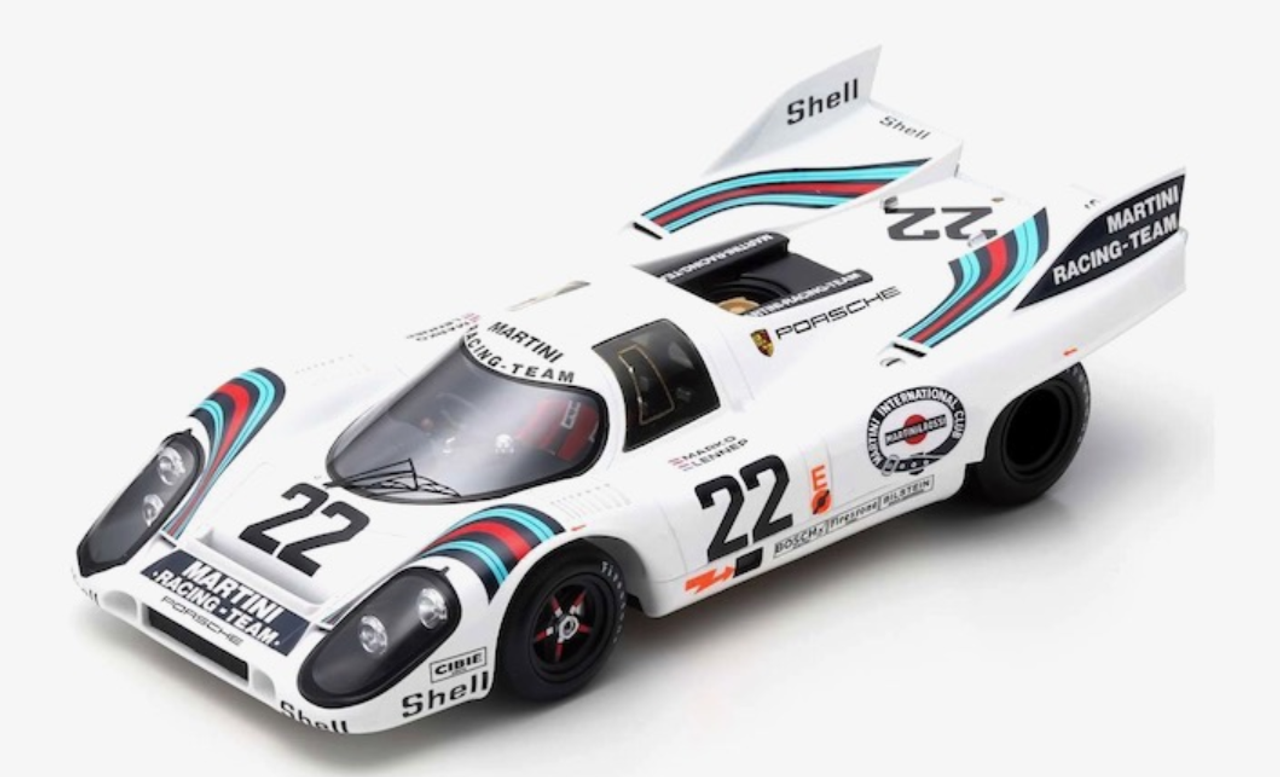 1/18 Spark 1975 Gulf GR8 #11 Winner 24h LeMans Gulf Research Racing Derek Bell, Jacky Ickx Car Model