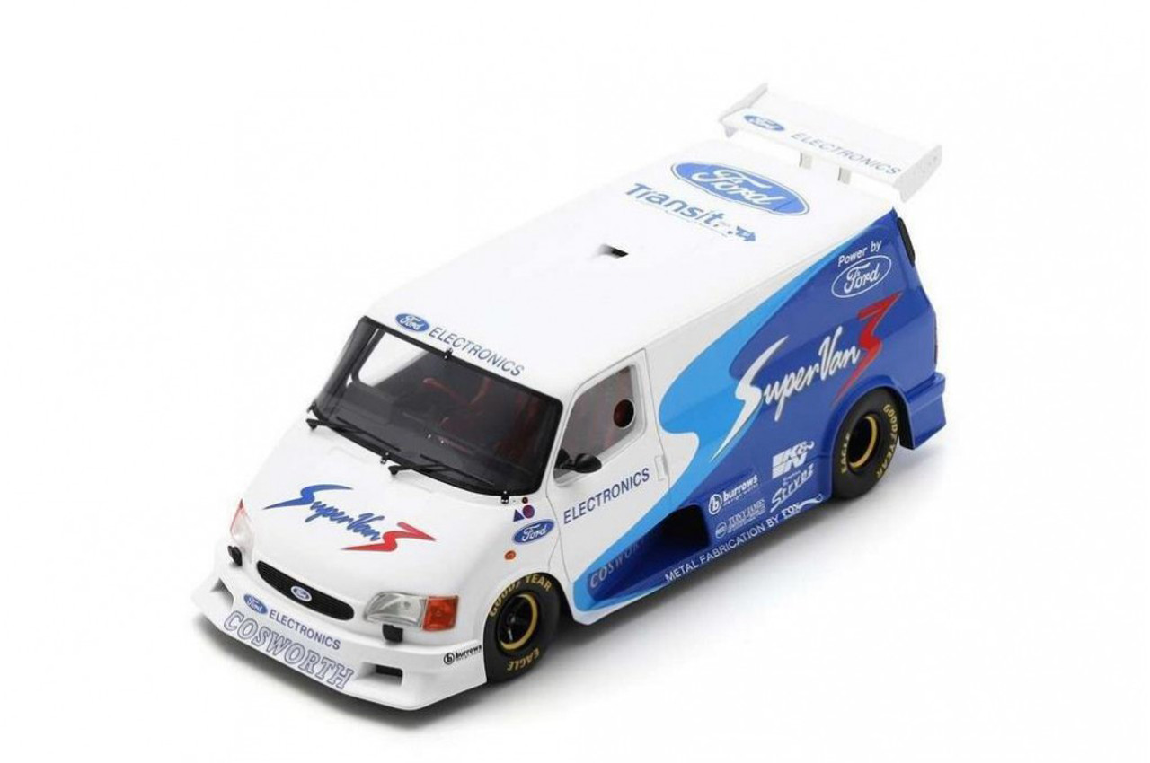 1/18 Schuco 1994 Ford Transit Supervan 3 (Blue & White) Car Model