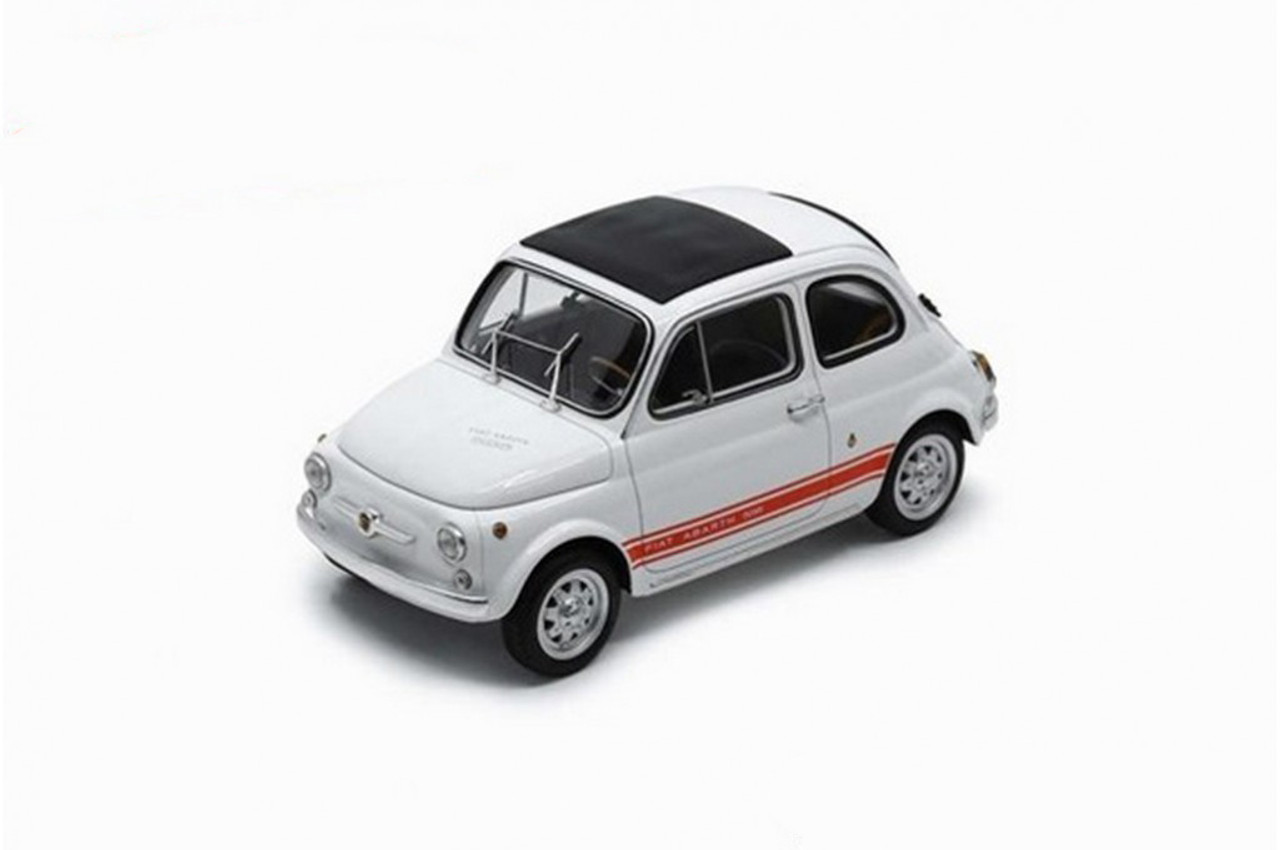1/18 Schuco 1965 Fiat 500 Abarth 595 SS (White) Car Model