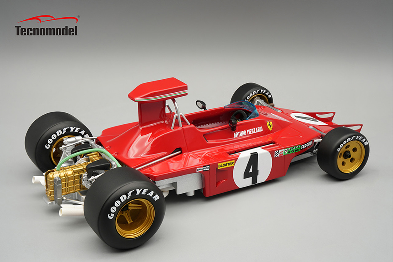 1/18 Tecnomodel Ferrari 312B3-73 1973 Watkins Glen GP Driver: Arturo Merzario Limited Edition Car Model