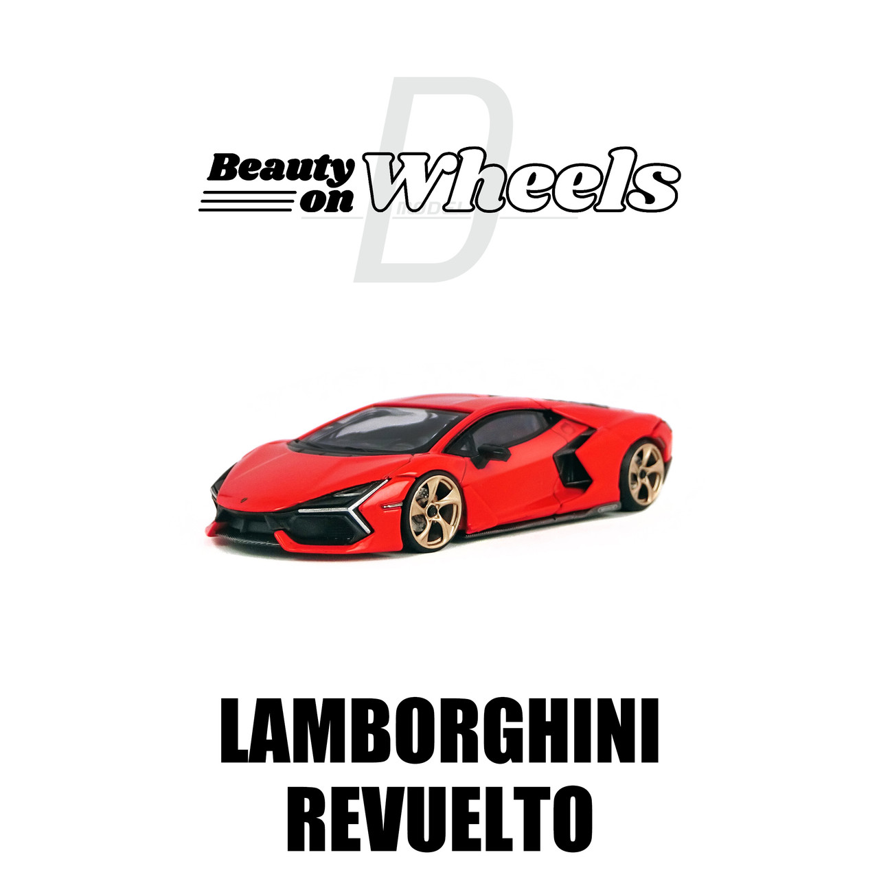 1/64 D Model Lamborghini Revuelto (Arancio Dac Lucido Orange Red