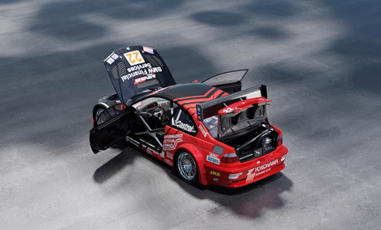 1/18 DCM BMW M3 E46 GTR #22 Advan Diecast Car Model
