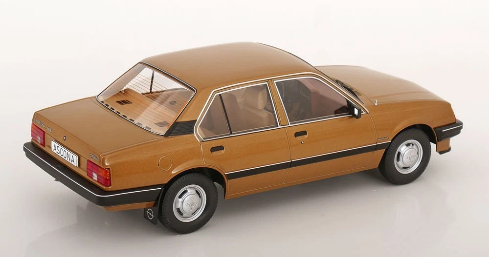 1/18 ModelCarGroup 1981 Opel Ascona C Berlina (Beige Brown