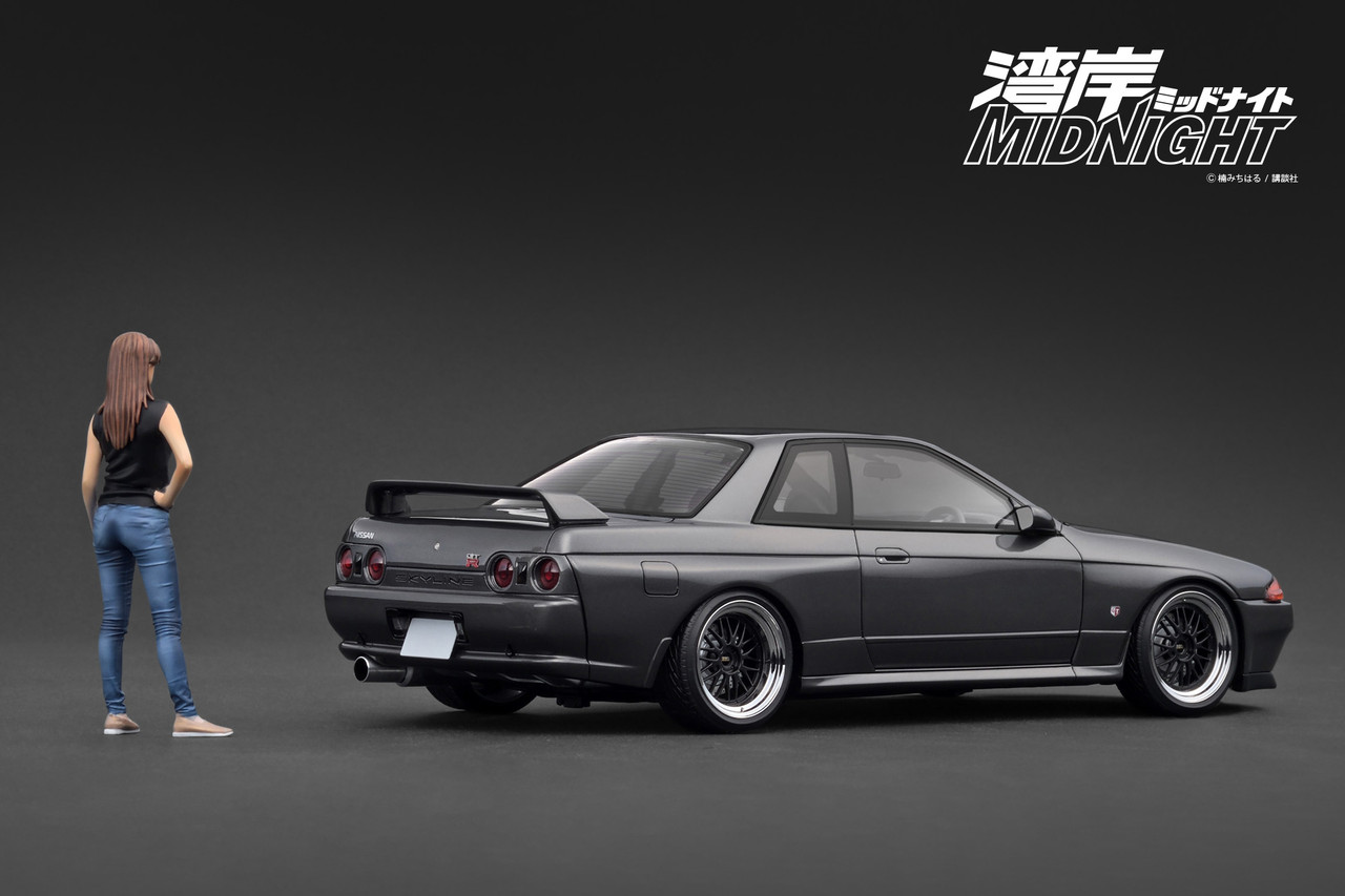 1/18 IG Ignition Model Nissan Skyline GT-R GTR R32 (Gun Metallic
