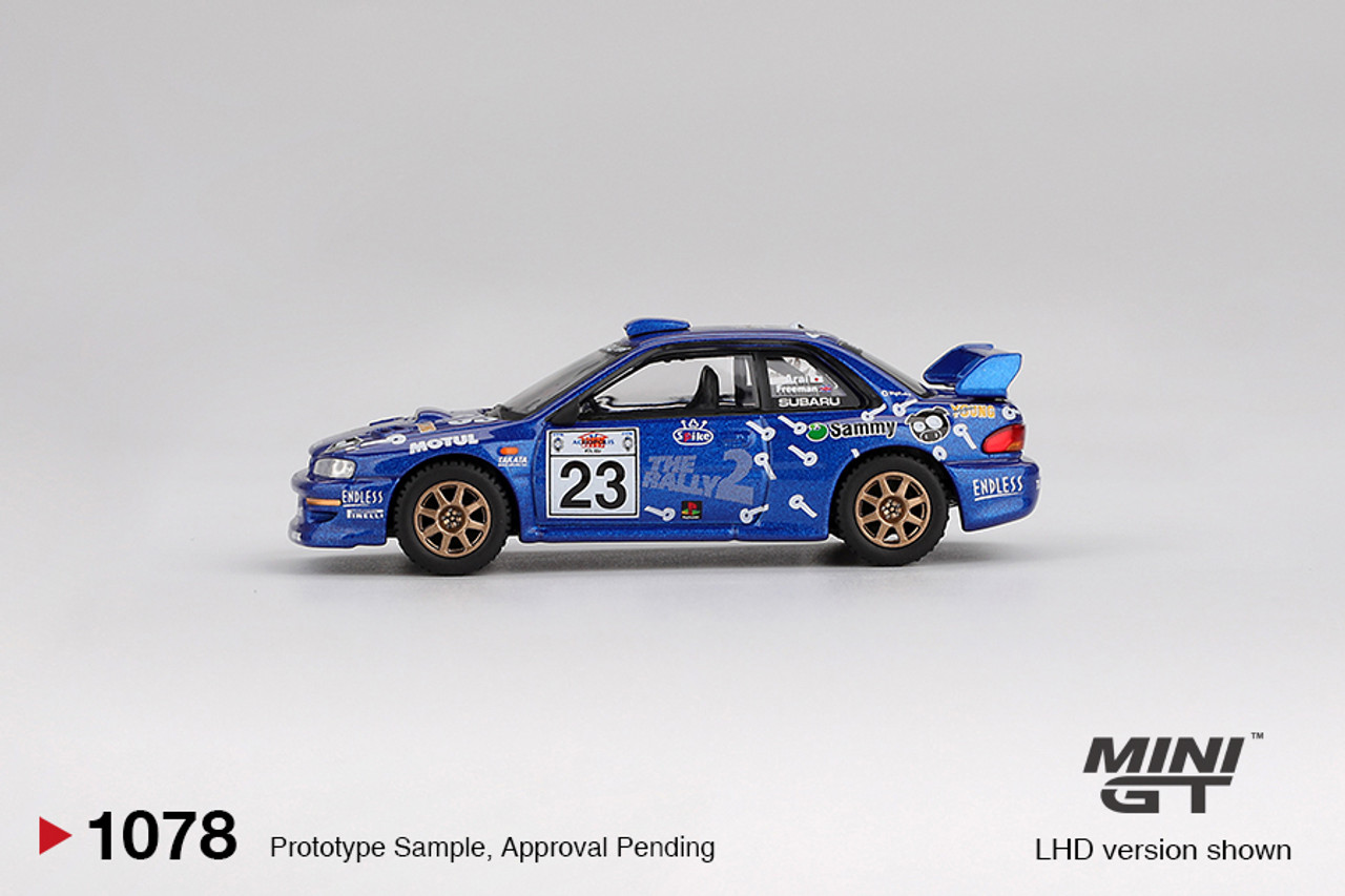 1/64 Mini GT Subaru Impreza WRC99 #23 2000 Acropolis Rally