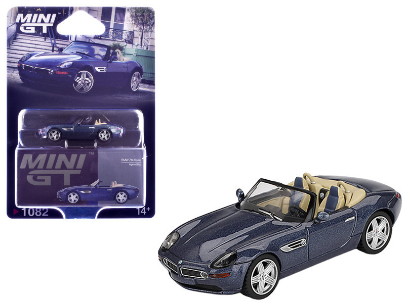 1/64 Mini GT BMW Z8 Alpina (Alpine Blue) Diecast Car Model