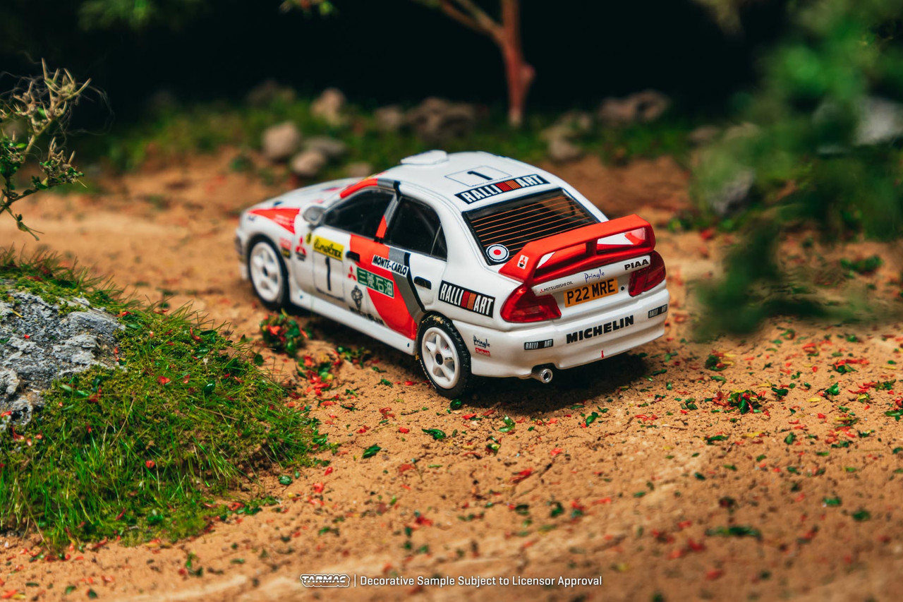 1/64 Tarmac Works 1997 Mitsubishi Lancer Evolution IV Rallye Monte