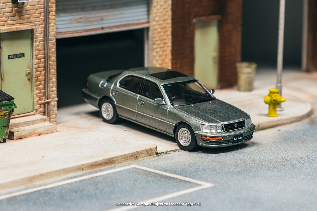 ♥︎ 1/64 Tarmac Works Lexus LS400 (UCF10) (Flint Grey) Diecast