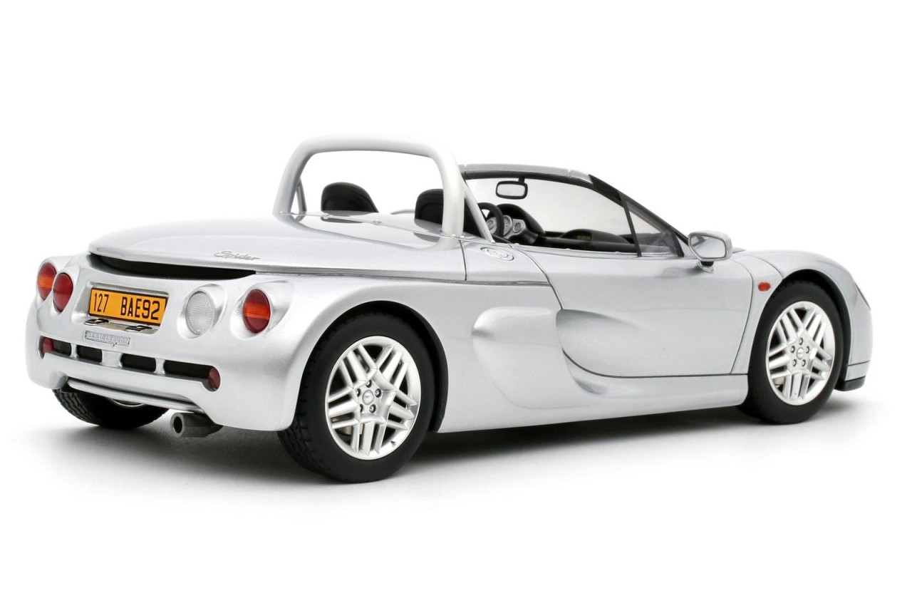 1/18 OTTO 1999 Renault Spider (Titanium Silver) Car Model