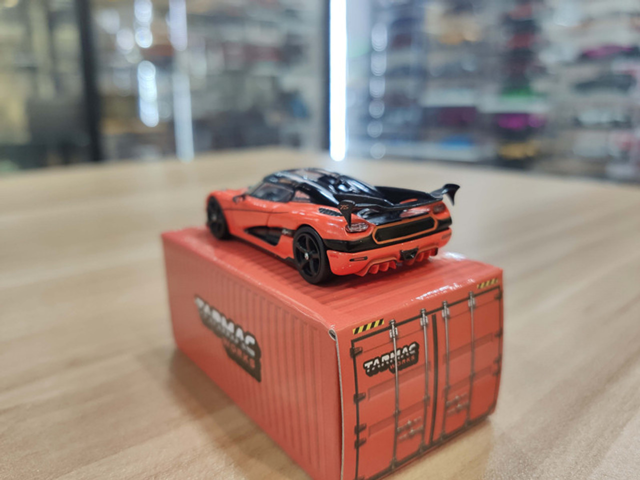 1/64 Tarmac works Koenigsegg Agera RS (Orange / Black) Car Model