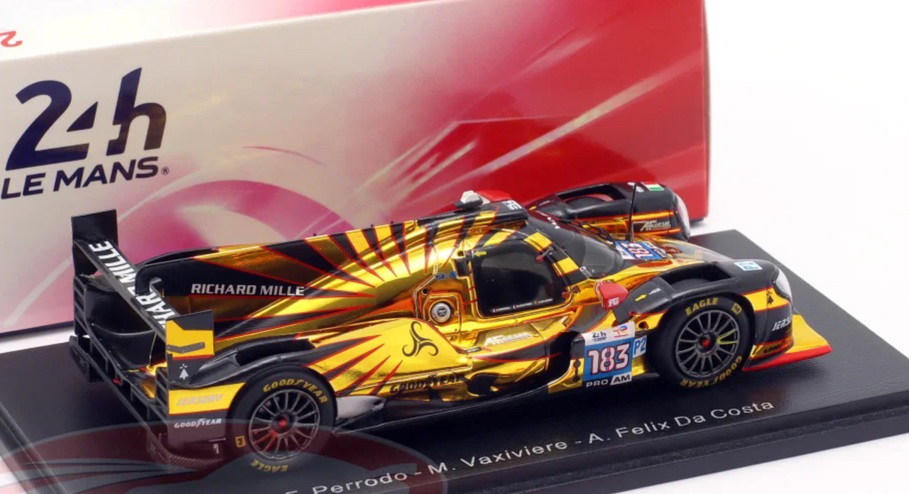 1/43 Spark Oreca 07 - Gibson No.183 AF CORSE Le Mans 24H 2025 F. Perrodo - M. Vaxiviere - A. Felix Da Costa Car Model