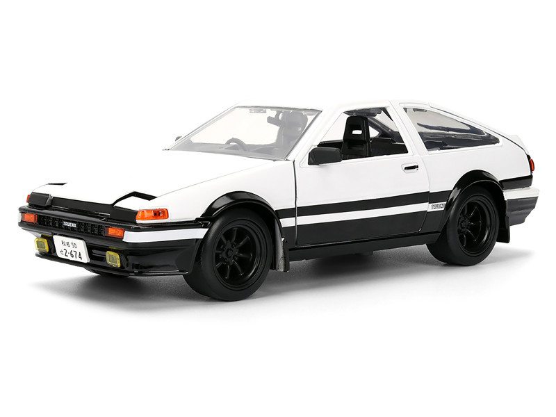 Toyota Trueno (AE86) RHD (Right Hand Drive) White and Black with