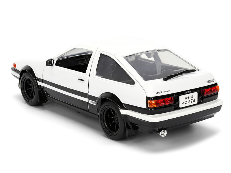 Toyota Trueno (AE86) RHD (Right Hand Drive) White and Black with