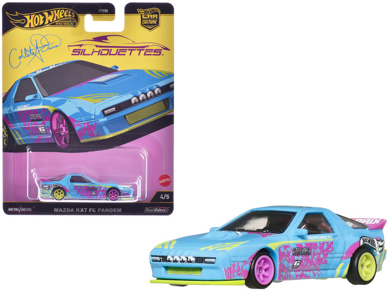 Mazda RX7 FC PANDEM Blue with Graphics 