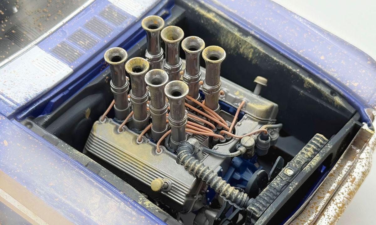 1/18 ACME Southern Speed & Marine 1965 Ford Mustang A/FX - Colt 45 Diecast Car Model