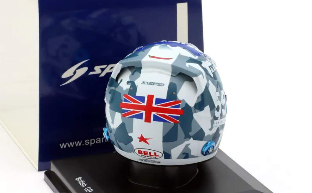 1/5 Spark Williams Racing - Carlos Sainz - British GP 2025 Helmet Model