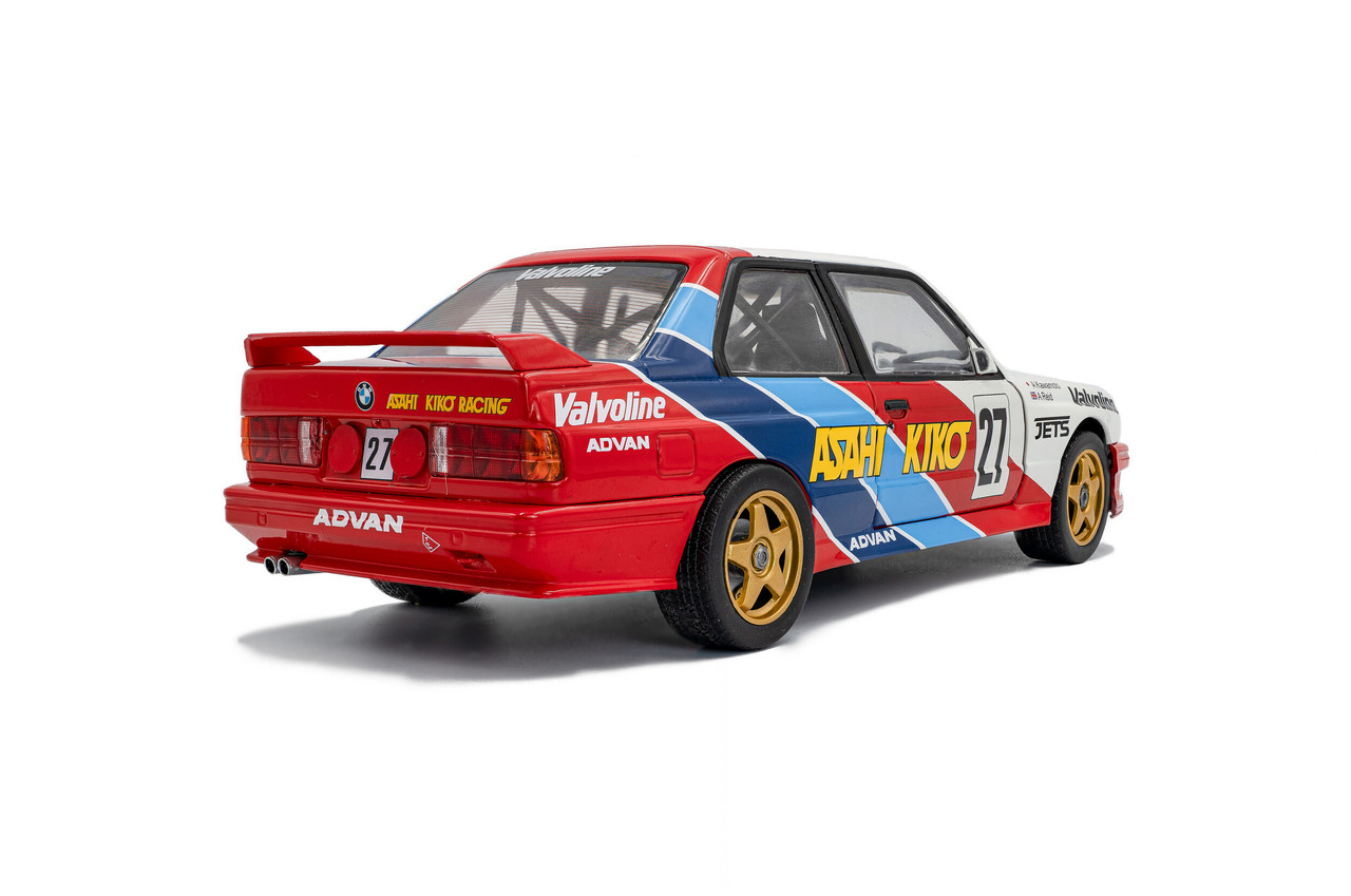 1/18 Solido 1986 BMW M3 E30 #27 Kawamoto, Reid JTCC (White