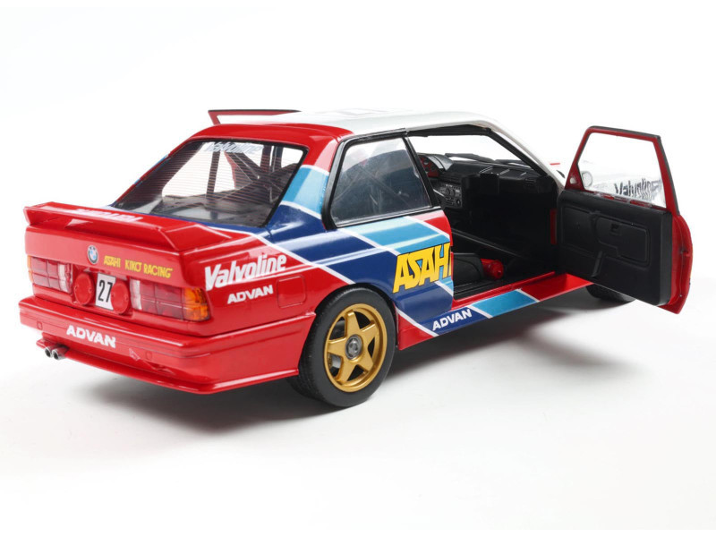 1/18 Solido 1986 BMW M3 E30 #27 Kawamoto, Reid JTCC (White