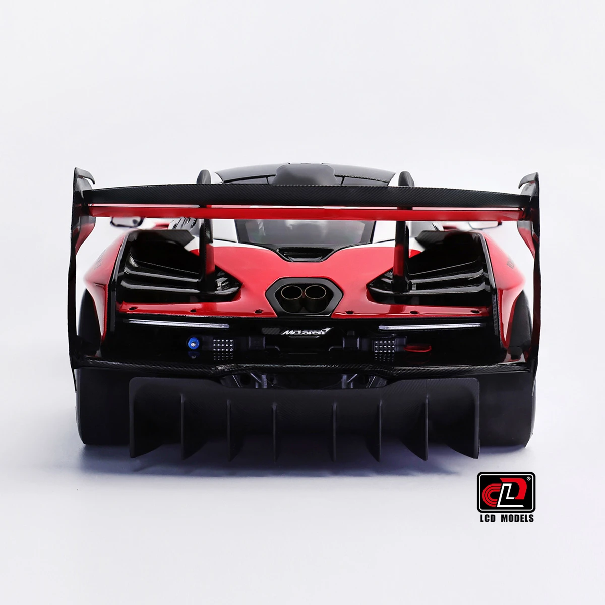 マーティン 1/18 LCD Models McLaren Senna GTR #12 (White & Red) Diecast Car
