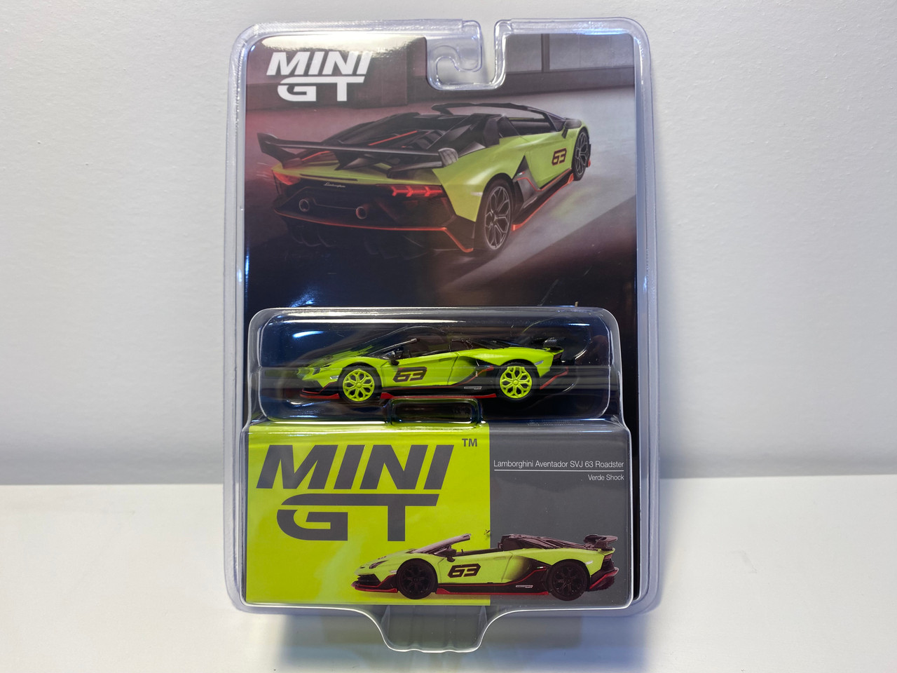 CHASE CAR 1/64 Mini GT Lamborghini Aventador SVJ 63 Roadster