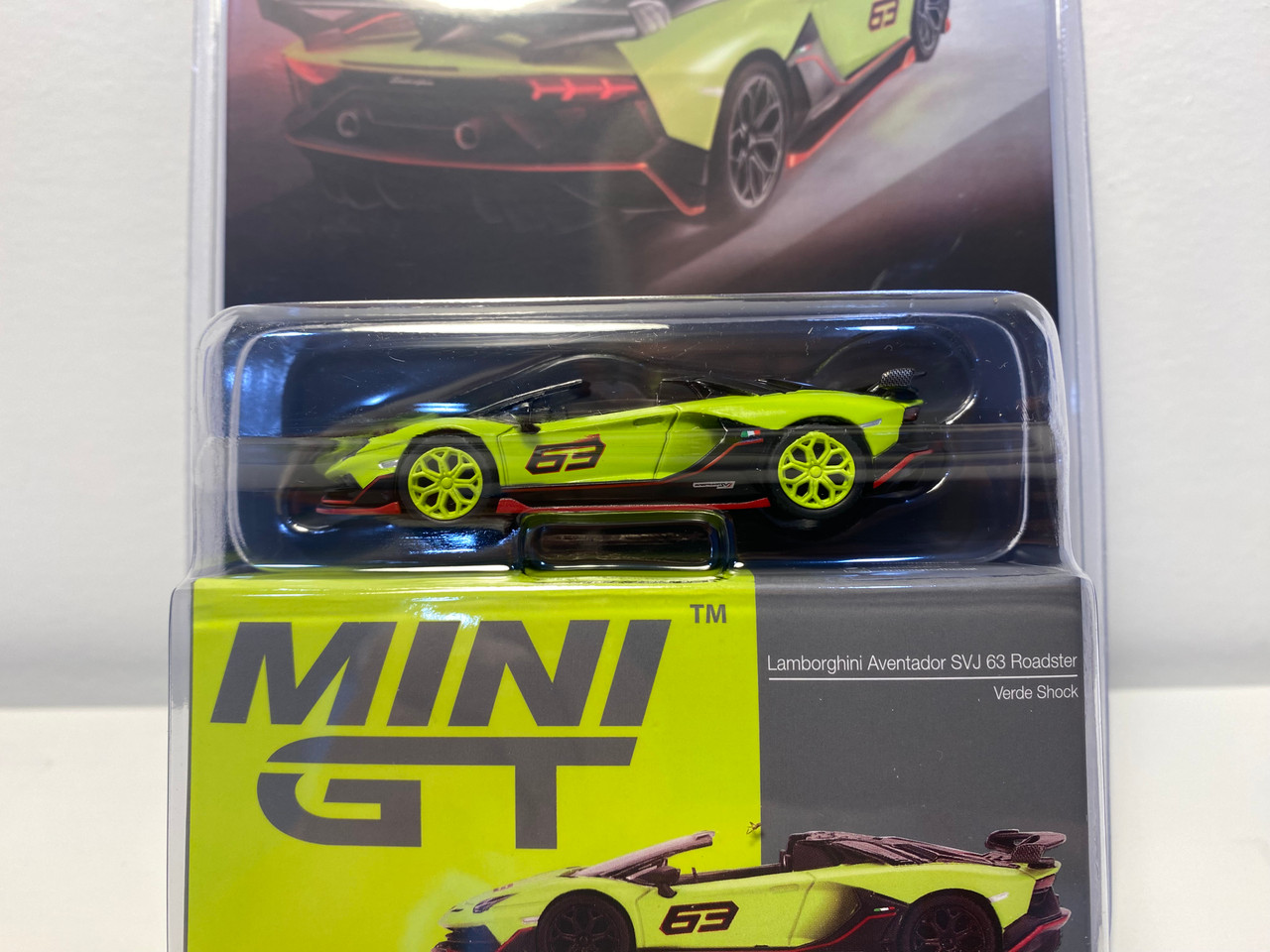 CHASE CAR 1/64 Mini GT Lamborghini Aventador SVJ 63 Roadster