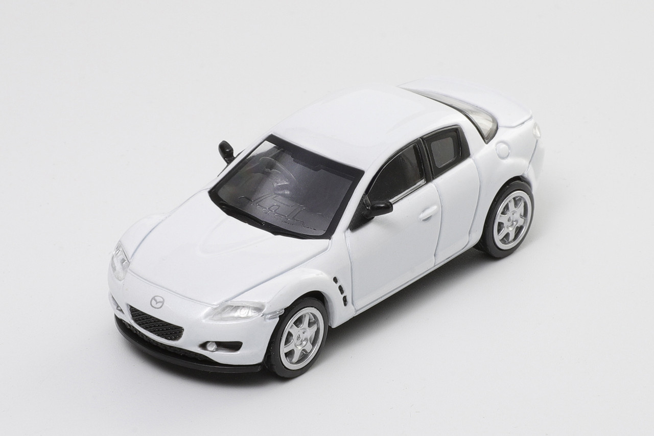 1/64 DCT Mazda RX-8 RX8 (Pearl White) Car Model - LIVECARMODEL.com