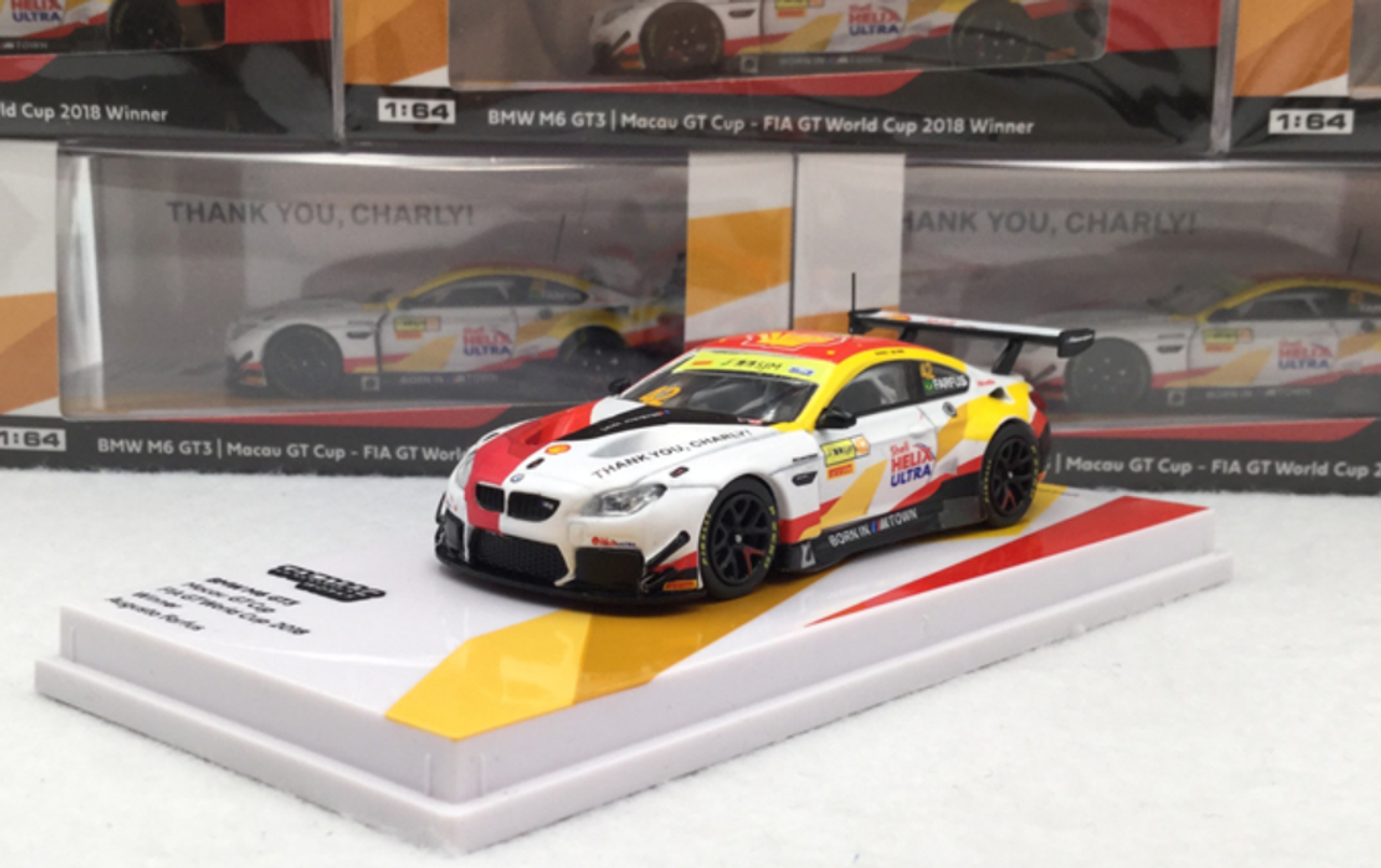 1/64 Tarmac Works TW BMW M6 GT3 Macau 2018 Car Model