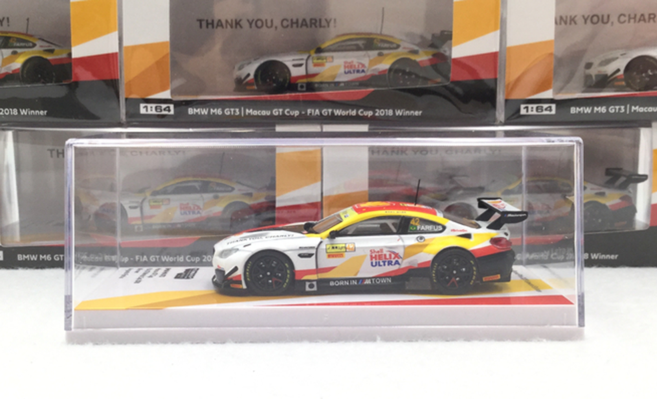 1/64 Tarmac Works TW BMW M6 GT3 Macau 2018 Car Model