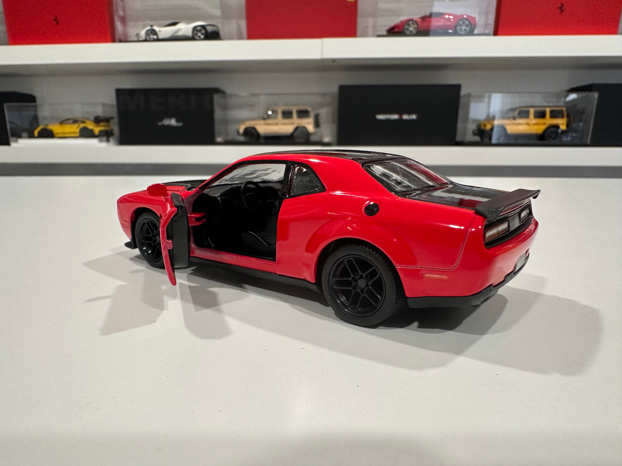 1/38 Kinsmart 2023 Dodge Challenger SRT Demon 170 (Red) Diecast Car Model 1/38 Kinsmart 2023 Dodge Challenger SRT Demon 170 (Red) Diecast Car Model
