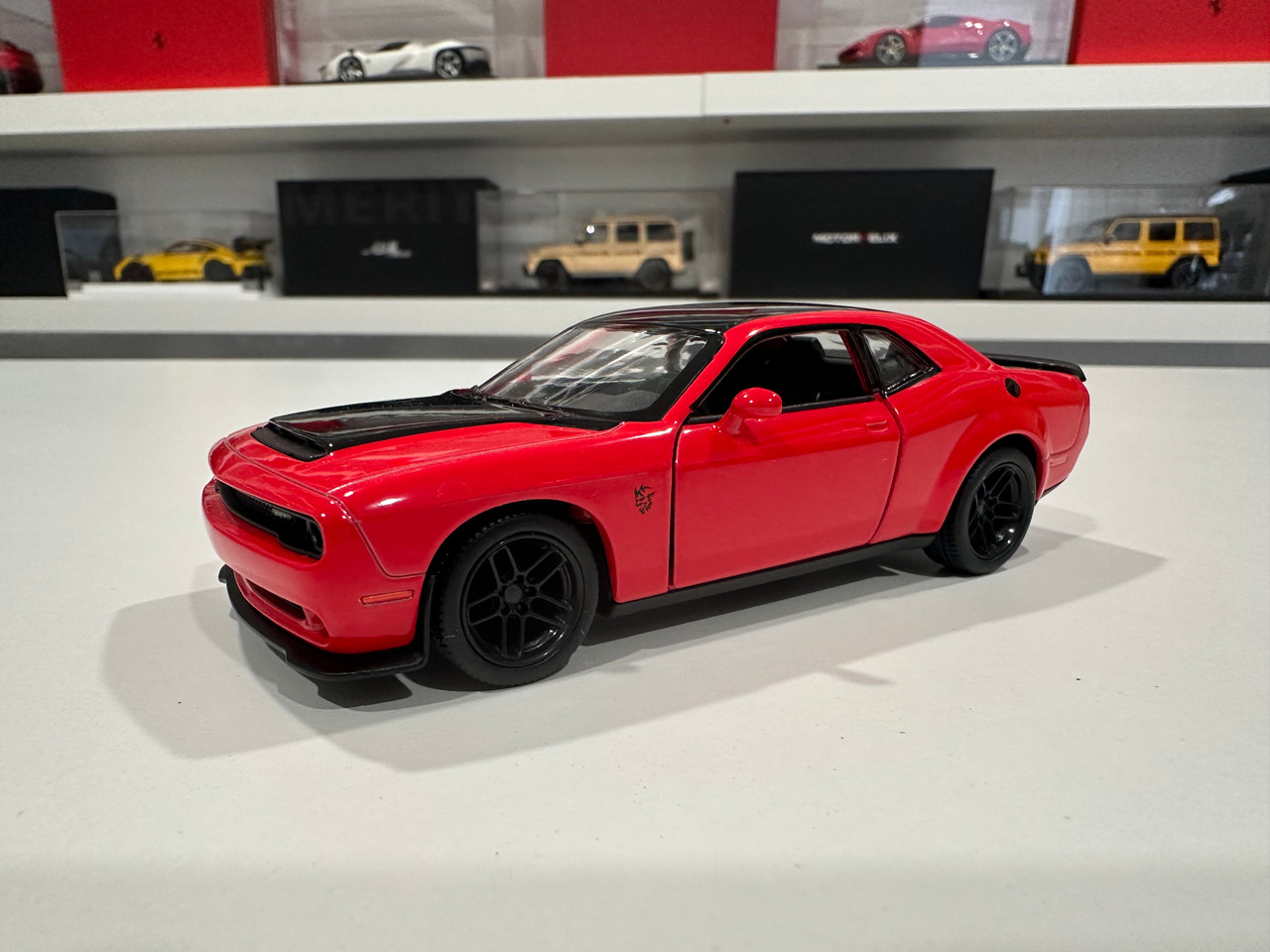 1/38 Kinsmart 2023 Dodge Challenger SRT Demon 170 (Red) Diecast Car Model 1/38 Kinsmart 2023 Dodge Challenger SRT Demon 170 (Red) Diecast Car Model