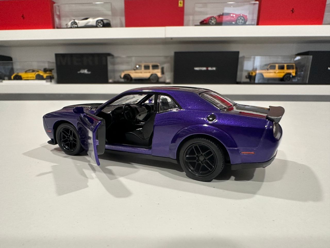 1/38 Kinsmart 2023 Dodge Challenger SRT Demon 170 (Purple) Diecast Car Model