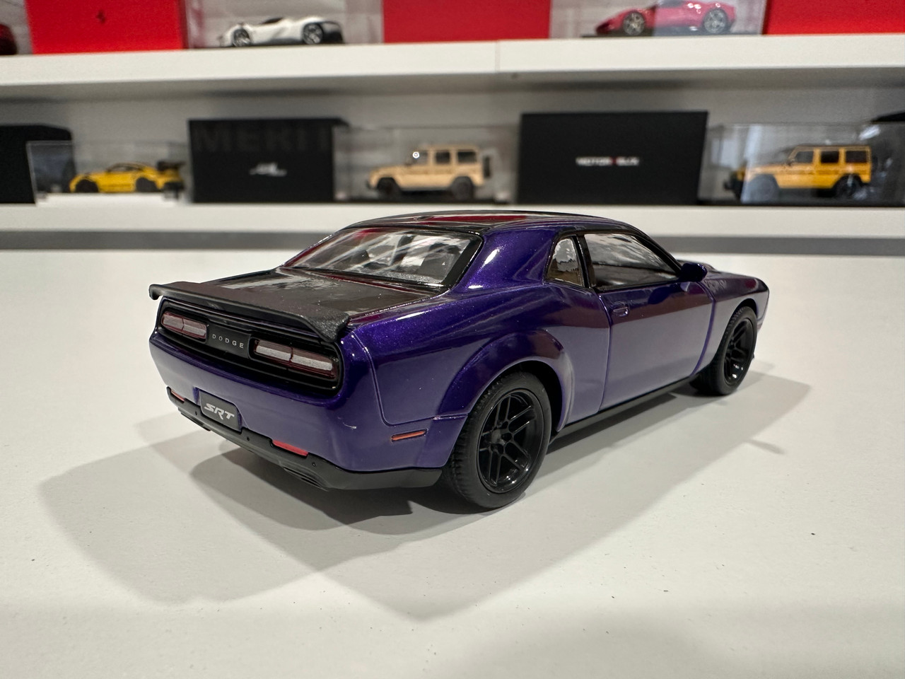 1/38 Kinsmart 2023 Dodge Challenger SRT Demon 170 (Purple) Diecast Car Model