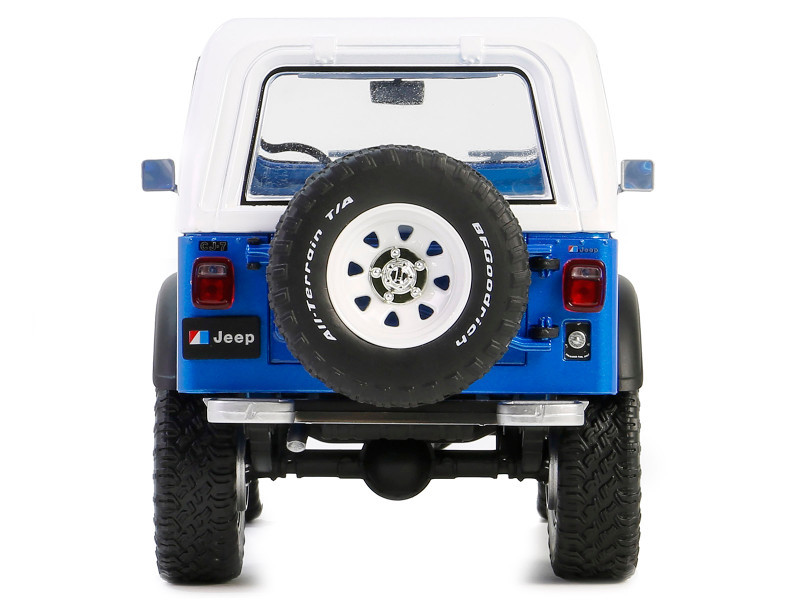 1978 Jeep CJ-7 Renegade Captain Blue Metallic with White Top
