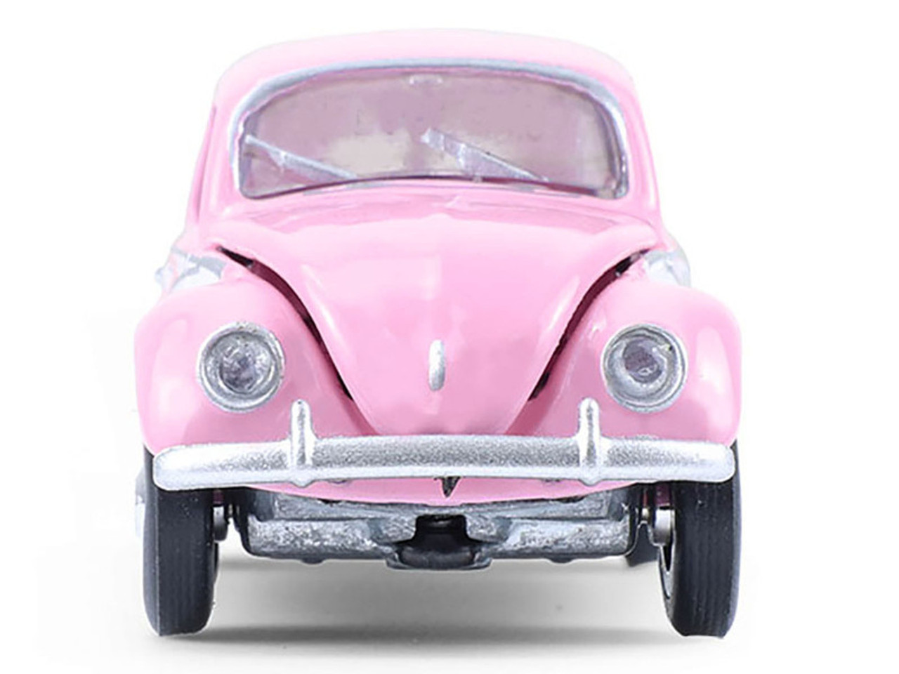1950 Volkswagen Beetle "Botanical Beetle" Pink and White with Graphics "Club Vee-Dub" Series 21 1/64 Diecast Model Car by Greenlight