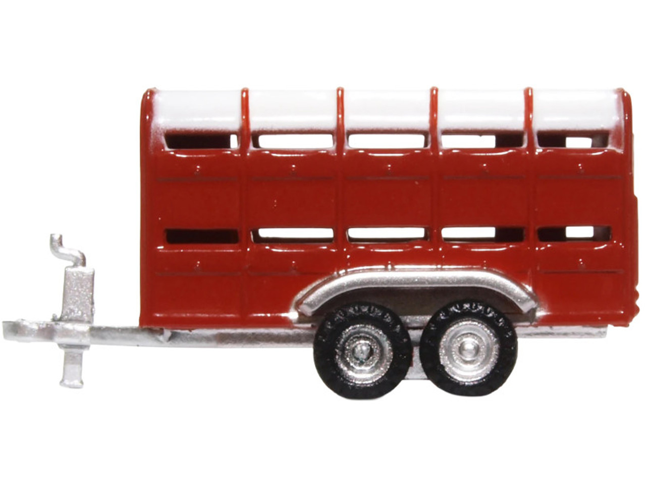 Livestock Trailer Red 1/148 (N) Scale Diecast Model Car by Oxford Diecast Livestock Trailer Red 1/148 (N) Scale Diecast Model Car by Oxford Diecast
