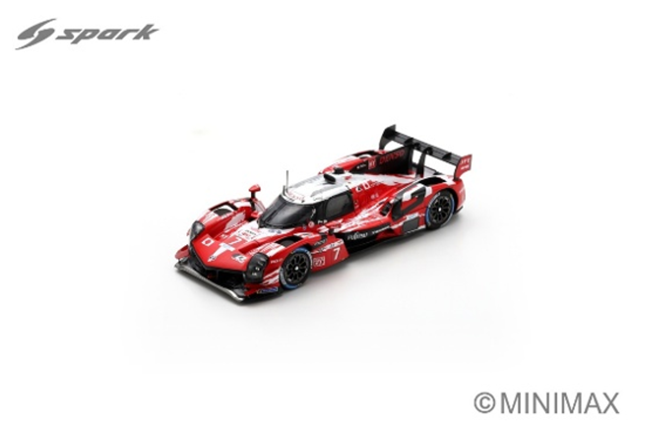 1/18 Spark Toyota GR010 - Hybrid No.7 TOYOTA GAZOO RACING 5th Le Mans 24H 2025 M. Conway - K. Kobayashi - N. De Vries Car Model