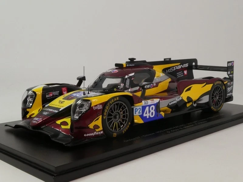 1/18 Spark Oreca 07 - Gibson No.48 VDS PANIS RACING 2nd LMP2 class Le Mans 24H 2025 O. Gray - E. Masson - F. Perera Car Model