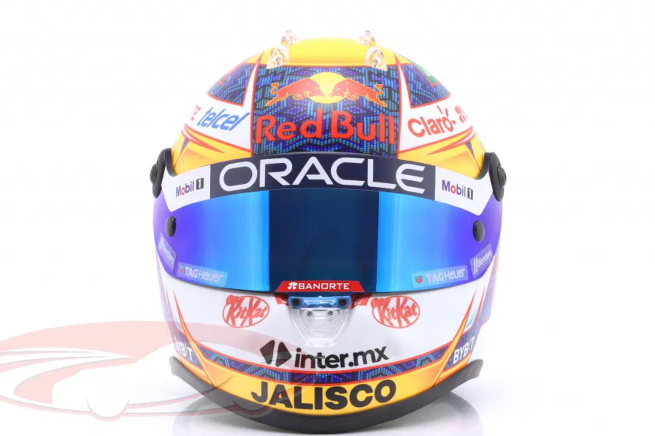 1/2 Schuberth 2024 Formula 1 Sergio Perez #11 Red Bull Racing Helmet Model 1/2 Schuberth 2024 Formula 1 Sergio Perez #11 Red Bull Racing Helmet Model