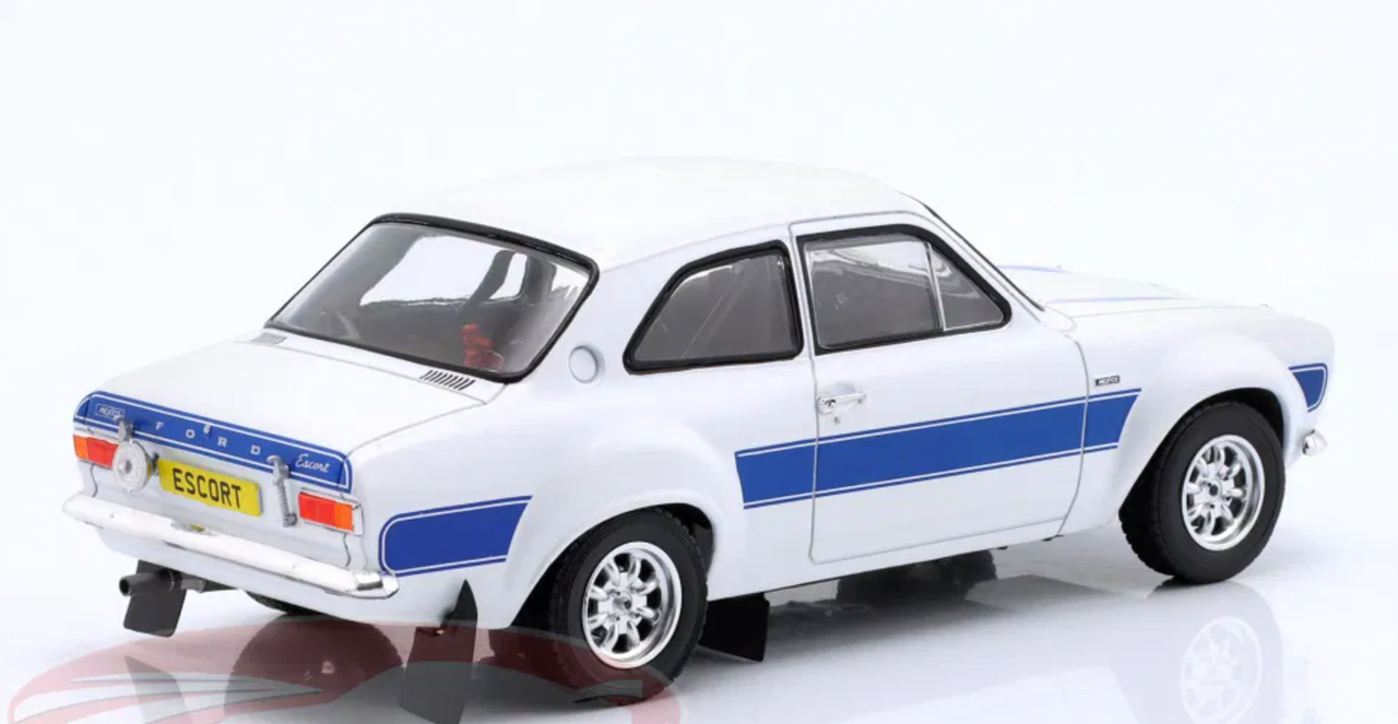 1/24 WhiteBox Ford Escort MK I RS 2000 (White & Blue) Diecast Car Model