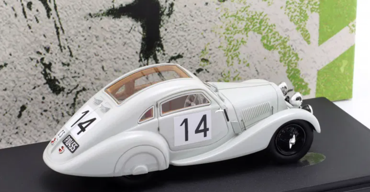 1/43 AutoCult 1934 Aero 750 Sport Coupe Uhlink #14 1000 miles of Czechoslovakia Car Model