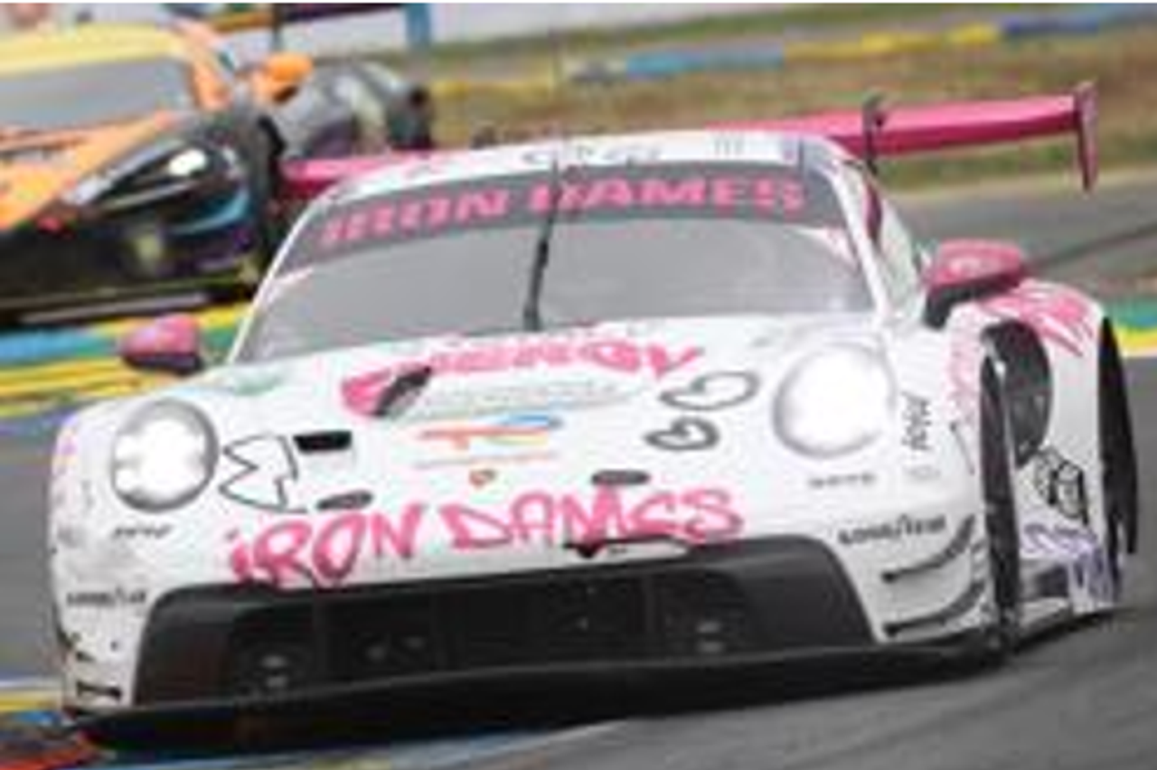 1/64 Spark Porsche 911 GT3 R LMGT3 No.85 IRON DAMES Le Mans 24H 2025 C. Martin - R. Frey - S. Bovy Car Model