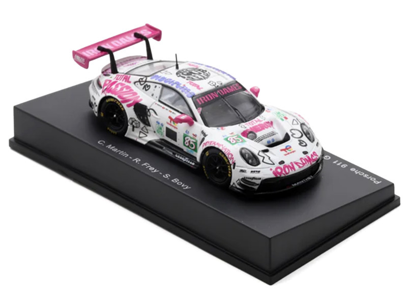 1/64 Spark 2025 Porsche 911 GT3 R LMGT3 #85 Iron Dames Le Mans 24H C. Martin, R.Frey, S. Bovy Car Model