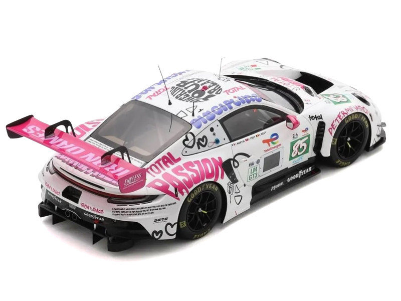 1/64 Spark 2025 Porsche 911 GT3 R LMGT3 #85 Iron Dames Le Mans 24H C. Martin, R.Frey, S. Bovy Car Model