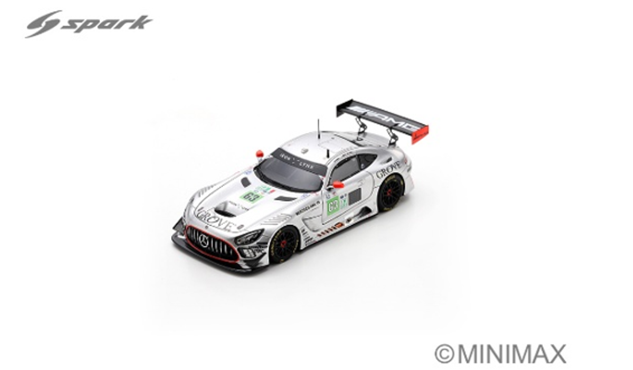 1/64 Spark Mercedes-AMG LMGT3 No.63 IRON LYNX Le Mans 24H 2025 S. Grove - B. Grove - L. Stolz Car Model