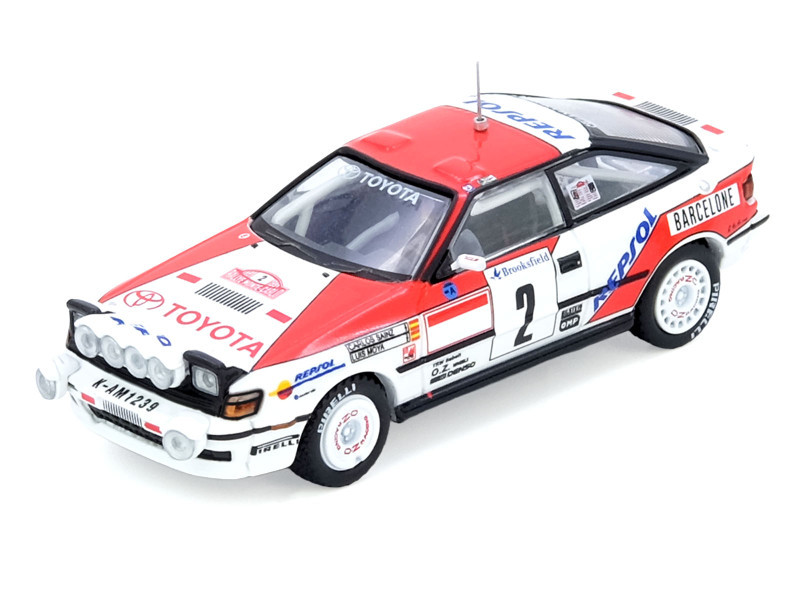 1/64 Inno 1991 Toyota Celica GT-Four (ST165) Winner Rally Monte Carlo #2 C.Sainz, L.Moya Diecast Car Model