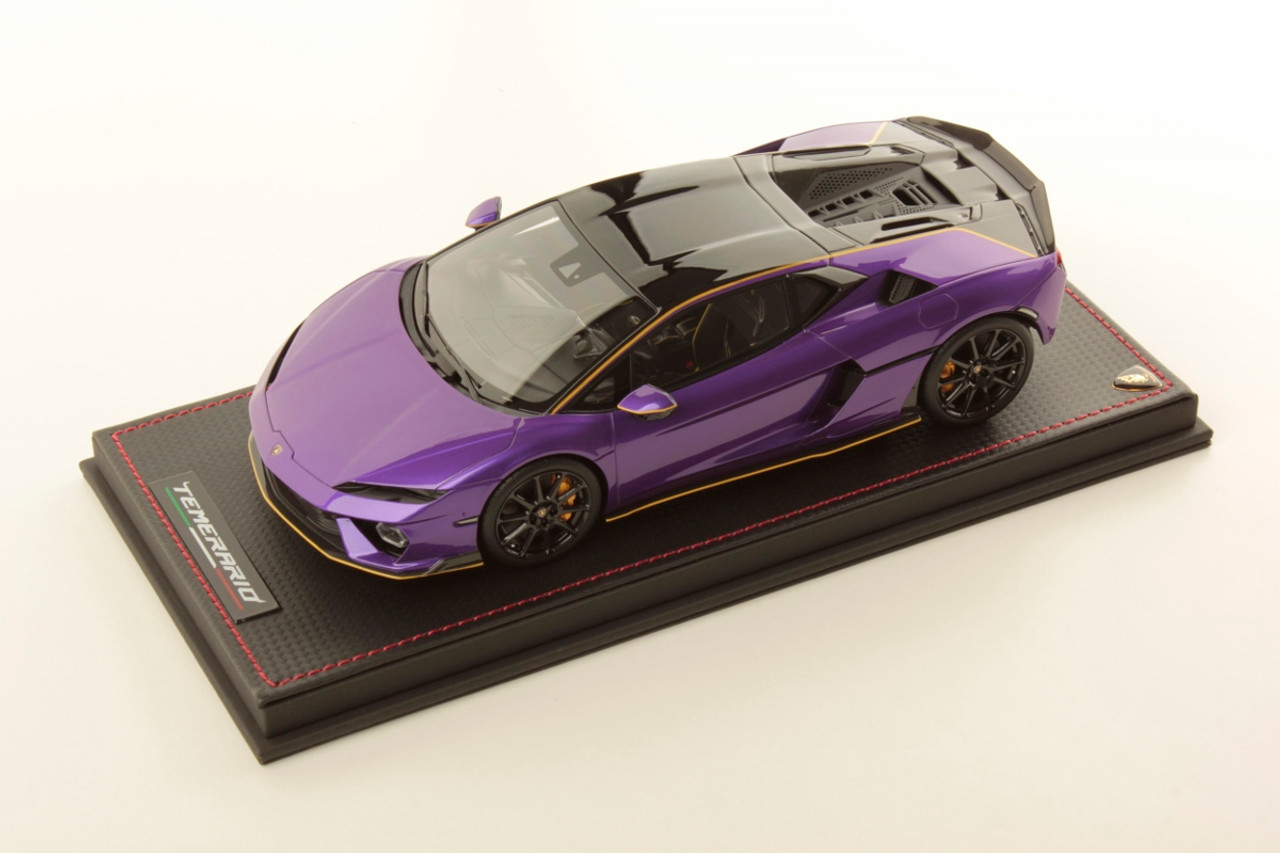 1/18 MR Collection Lamborghini Temerario Alleggerita Package (Viola Pasifae Purple) Car Model