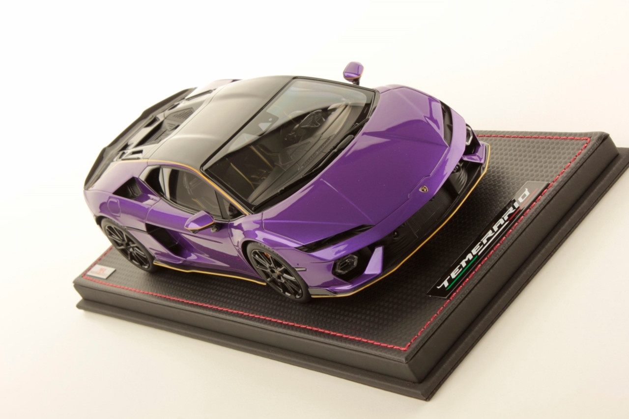 1/18 MR Collection Lamborghini Temerario Alleggerita Package (Viola Pasifae Purple) Car Model