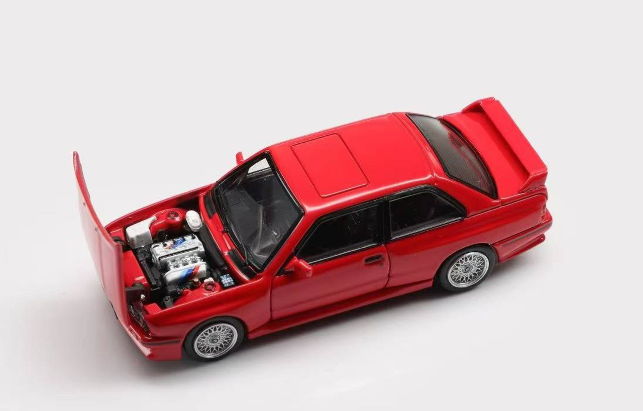1/64 Mortal BMW M3 E30 Sport Evo Evolution (Red) Diecast Car Model
